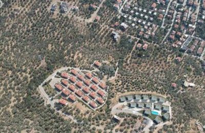 Kaz Dağlarında villa yapımı için 2,5 milyon zeytin ağacı kesildi, acı tablo havadan görüntülendi