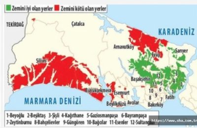 İstanbul’un Deprem Risk Haritası Yayınlandı