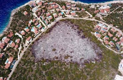 Antalya’da Yangın Sonrası Çıkan Manzara Dikkat Çekti