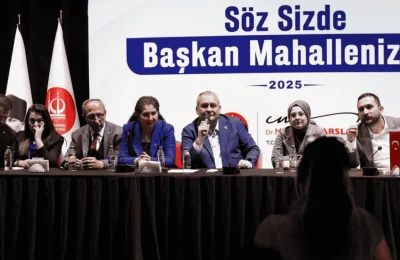 Keçiören’de Başkan Mesut Özarslan mahalle mahalle geziyor