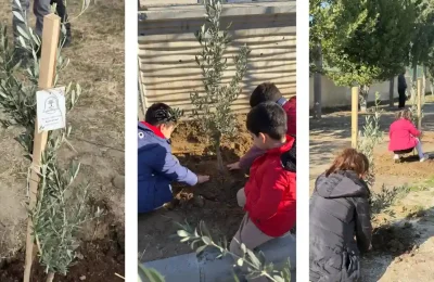 Kervan’dan Anlamlı Sosyal Sorumluluk Projesi; “Okul Bahçeleri Zeytin Bahçeleri Olsun”