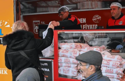 Başkent Mobil Market ile et satışı başladı