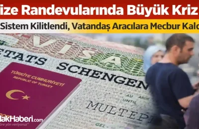 Vize Randevularında Büyük Kriz: Sistem Kilitlendi, Vatandaş Aracılara Mecbur Kaldı