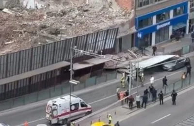 Ankara’da VEKAM binasının duvarı çöktü: 3 yaralı