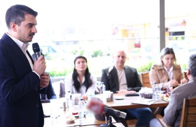 Hüseyin Can Güner Bahçelievler Esnafıyla Bir Araya Geldi