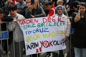 Giresun’da madene karşı köylü mitingi: ‘Mesele siyaset değil yaşam’