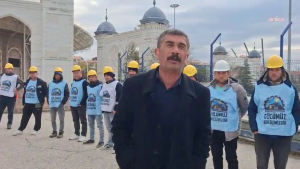 Doruk Madencilik işçileri Ankara’ya ulaştı: ‘Esas mücadelemiz şimdi başladı’