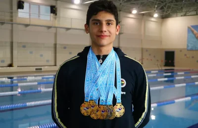 Milli yüzücü yeni başarılar için çalışıyor