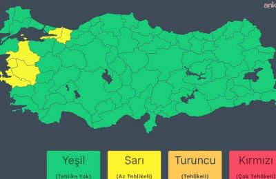 İçişleri Bakanlığı’ndan kuvvetli yağış uyarısı