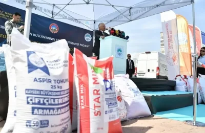 Kayseri’de çiftçilere 660 ton tohum dağıtıldı