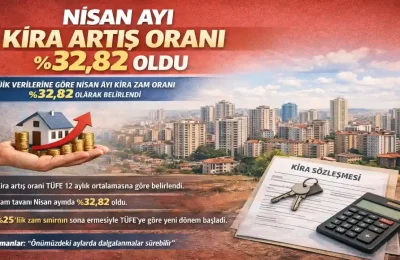 Nisan Ayı Kira Artış Oranı ,82 Oldu