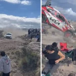 Arjantin’de ralli faciası: Araç seyircilerin arasına daldı