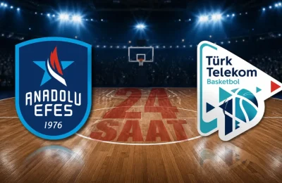 Anadolu Efes – Türk Telekom maçı hangi kanalda saat kaçta? Basketbol Süper Lig canlı 25 nisan 2026