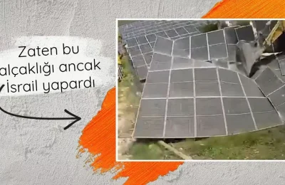 İsrail teröristleri Lübnan’da güneş panellerini tahrip etti